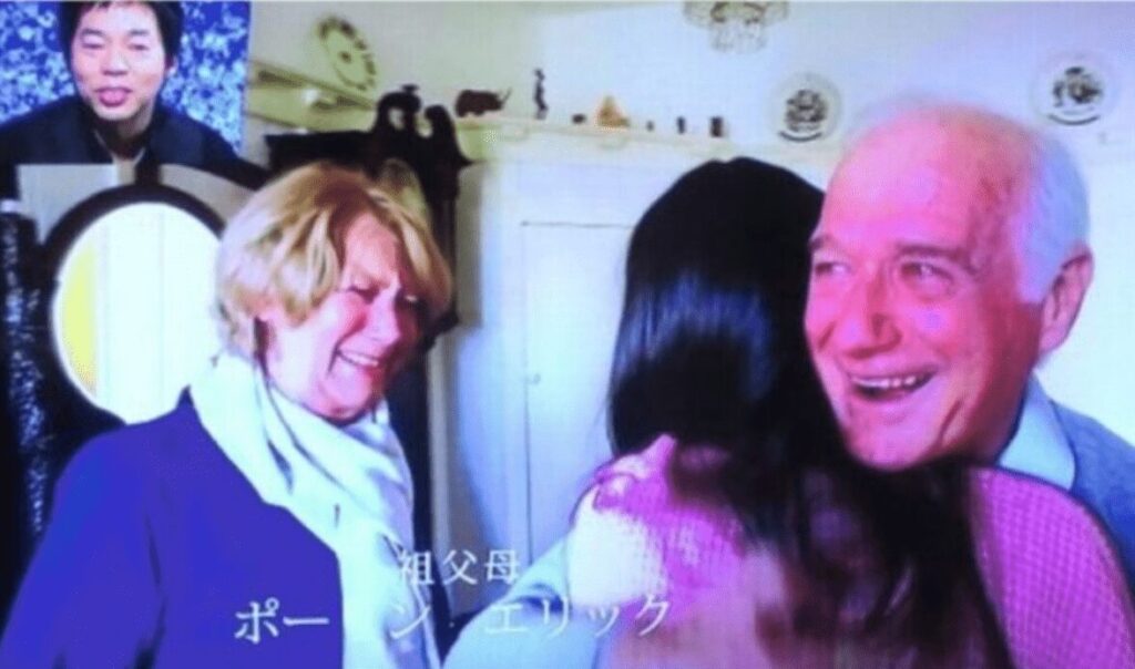 中条あやみとイギリスの祖父母