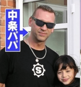 中条あやみの父親と9歳の中条あやみ